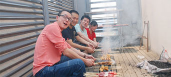 Pan-China Sports Barbecue in Progress