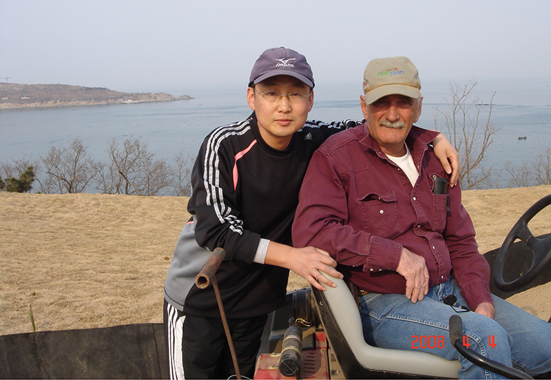 And Bill, the famous stadium stylist, are at the construction site.